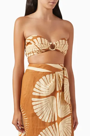 JOHANNA ORTIZ Arkana Printed Crop Top
