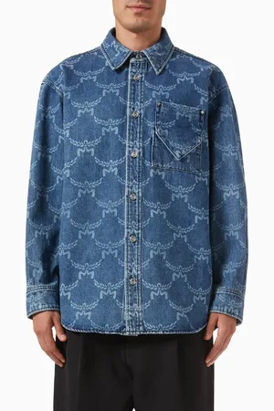 MCM Monogram Shirt in Denim