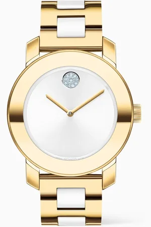 Movado BOLD Quartz Stainless Steel & Ceramic Watch, 36mm