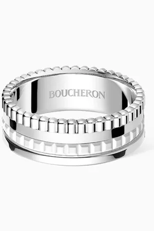 Boucheron Small Quatre White Edition Ring in 18kt White Gold