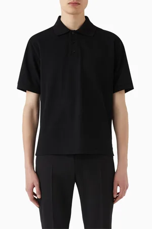 Saint Laurent Cassandre Polo Shirt in Piqué