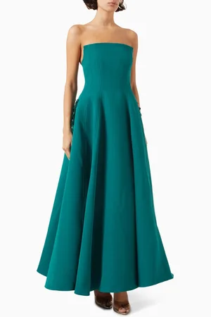 Nihan Peker Fuji Maxi Dress in Crepe