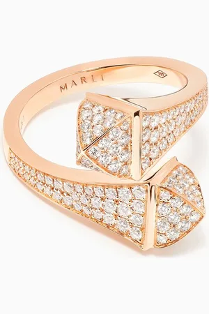 Marli Cleo Diamond Statement Ring in 18kt