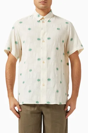 Les Deux Ira Floral Shirt in Cotton