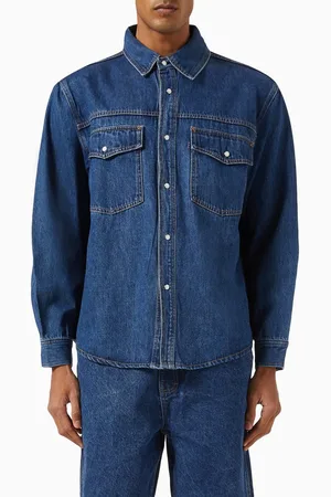 ICECREAM Running Dog Shirt in Denim