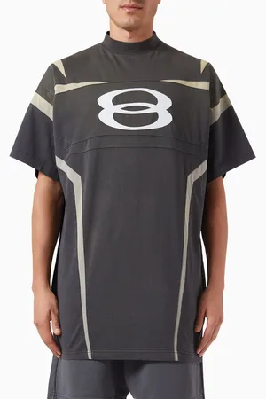 Balenciaga Unity Sports Icon Biker Oversized T-shirt in vintage-jersey