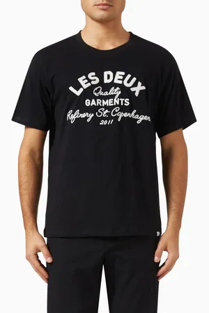 Les Deux Barry T-shirt in Cotton