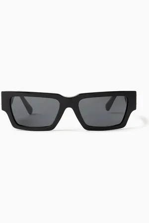 VERSACE Rectangle Sunglasses in Acetate