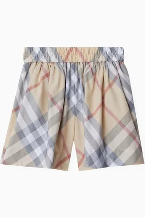 Burberry Marcy Check Shorts in Cotton