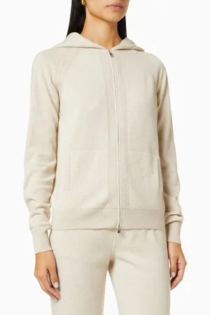 Loro Piana Merano Hooded Bomber Jacket in Baby Cashmere