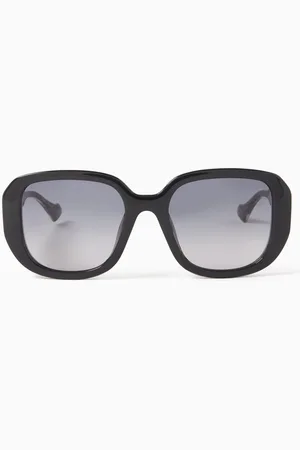 Gucci Oversized Round Sunglasses in Recycled Acetate