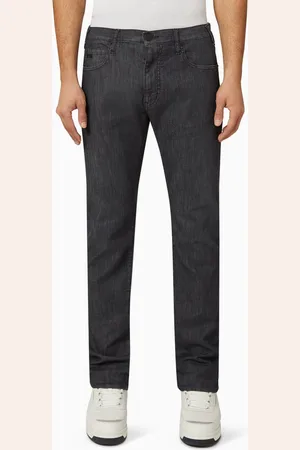 Emporio Armani Micro Logo Straight-fit Jeans