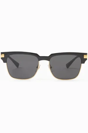 VERSACE Square Frame Sunglasses in Acetate
