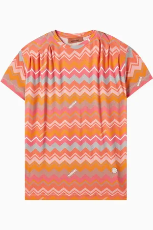 Missoni Chevron Print T-shirt in Cotton
