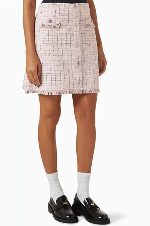 Maje Jilloxia Bouclé Mini Skirt in Tweed