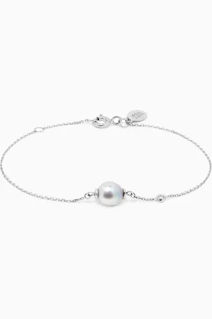 Robert Wan My First Pearl Diamond Bracelet in 18kt White Gold