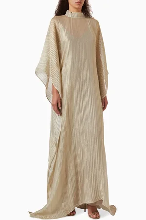 ‎Taller Marmo‎ Basento High-neck Kaftan in Viscose Blend