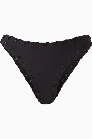 GOOD AMERICAN Whip Stitch Bikini Bottoms in Nylon-blend