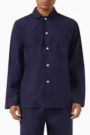 Tekla Pyjama Shirt in Organic-cotton