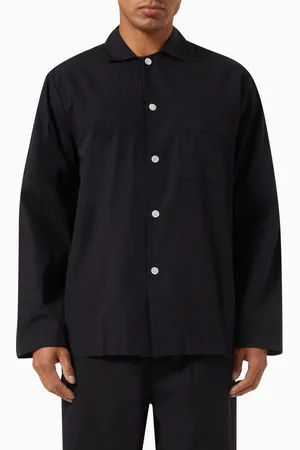 Tekla Pyjama Shirt in Organic-cotton