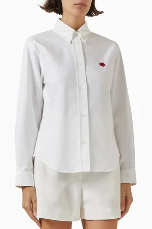 Kenzo Boke Flower Shirt in Oxford Cotton