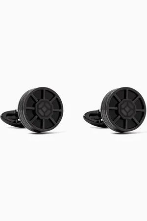MONTEGRAPPA Wheel Cufflinks in Stainless Steel