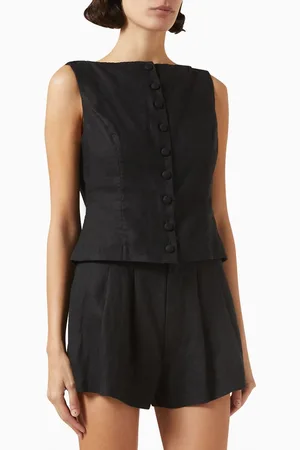Doen Hayden Sleeveless Top in Linen