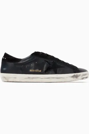 Golden Goose Super-Star Sneakers in Nappa Leather & Suede
