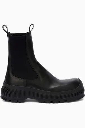 Jil Sander Chelsea Ankle Boots in Leather