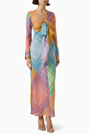 BOTEH Bon Bon Sheer Bias Dress in Cotton-voile