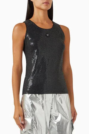 MCM Sequin-embellished Tank Top