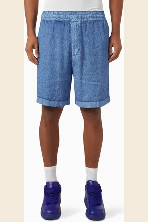 Burberry Equestrian Knight Shorts in Linen