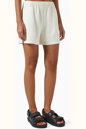 THEORY Elasticated Shorts in Viscose Blend