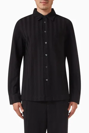 Missoni Chevron Long-sleeve Shirt in Cotton Blend