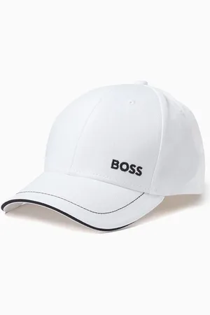 HUGO BOSS Embroidered Logo Cap in Cotton-twill
