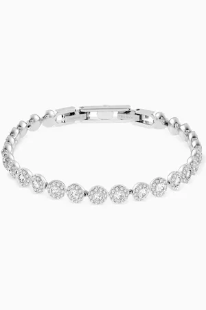Swarovski Angelic Tennis Bracelet in Rhodium-plated Metal