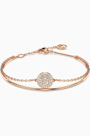 Swarovski Meteora Crystal Bangle in -plated Metal