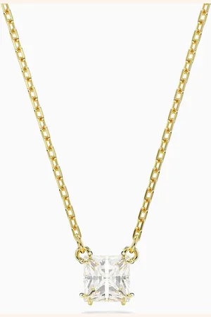 Swarovski Stilla Square-cut Pendant Necklace in -tone Metal