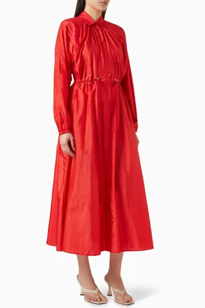 Max Mara Tenuta Midi Dress in Silk-blend