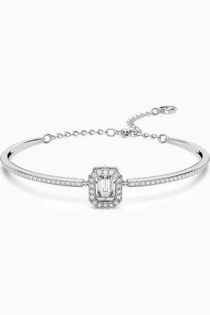 Swarovski Millenia Bangle Bracelet in Rhodium-plated Metal