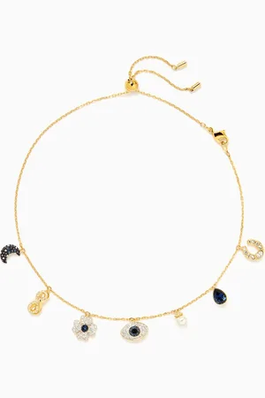 Swarovski Symbolica Multi-charm Choker in -tone Metal