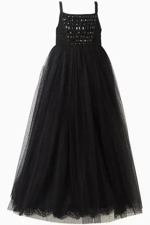 Dolce & Gabbana Flocked Rhinestone-embellished Dress in Tulle