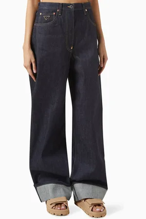 Prada Wide-leg Jeans in Denim