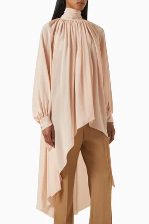 Chloé Fluid Tunic Dress in Silk-georgette