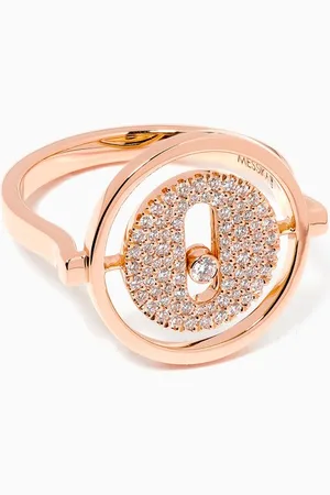 MESSIKA Lucky Move PM Pavé Diamond Ring in 18kt