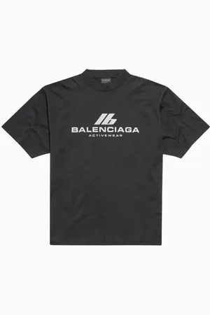 Balenciaga Unisex Activewear Medium Fit T-shirt in Vintage Jersey