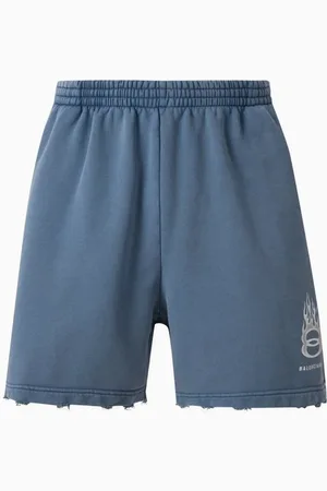 Balenciaga Unisex Unity Sports Icon Sweat Shorts in Archetype Fleece