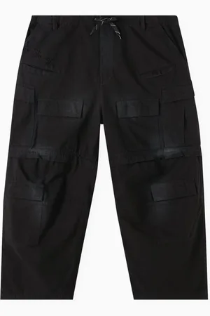 Balenciaga Unisex Large-fit Cargo Pants in Cotton Ripstop
