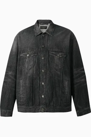 Balenciaga Unisex BB Motel Oversized Denim Jacket