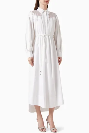 BAQA Belted Shirt Dress in Cotton
